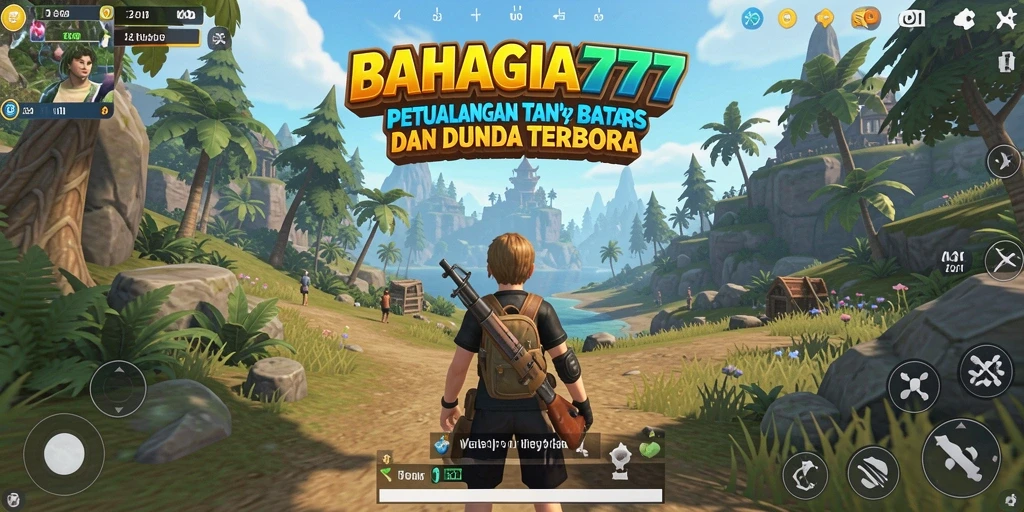 Gameplay epik BAHAGIA777 dalam dunia terbuka.