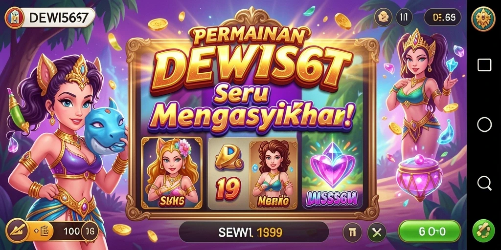 Tampilan gameplay DEWI567 dengan grafik Slot yang menawan.