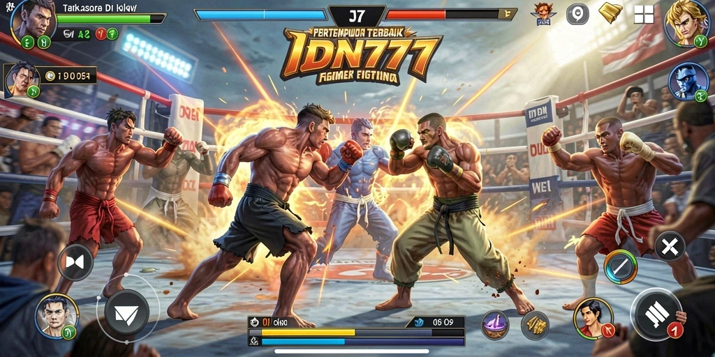 Gameplay seru dengan pertarungan karakter unik di IDN777.