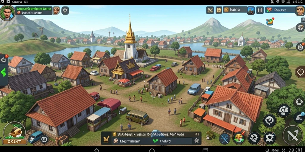 Tampilan gameplay SLG yang menarik dan menawan.