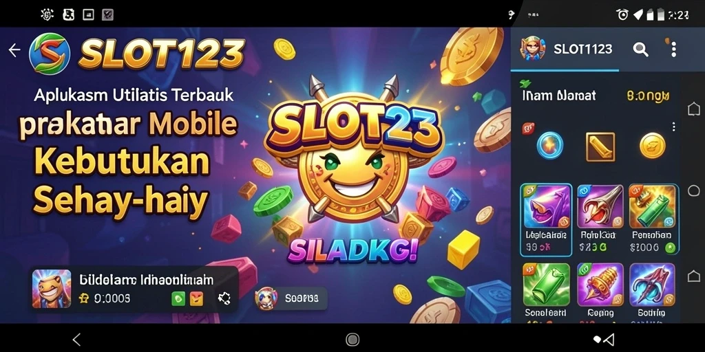 Tampilan utama SLOT123 yang interaktif dan menarik.