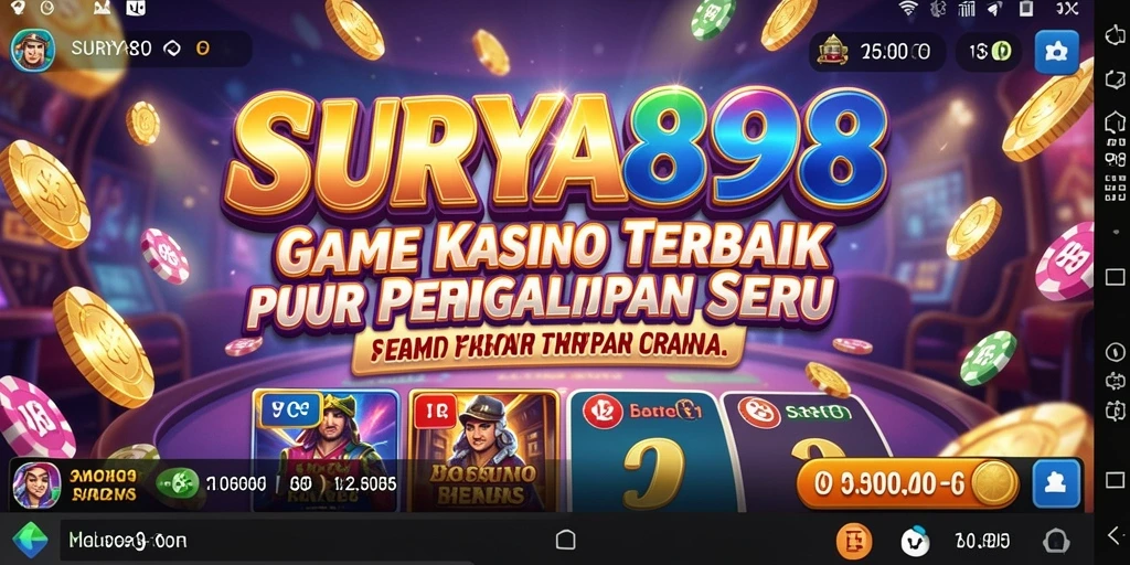 Screenshot permainan SURYA898 menunjukkan grafik dan gameplay yang menakjubkan.