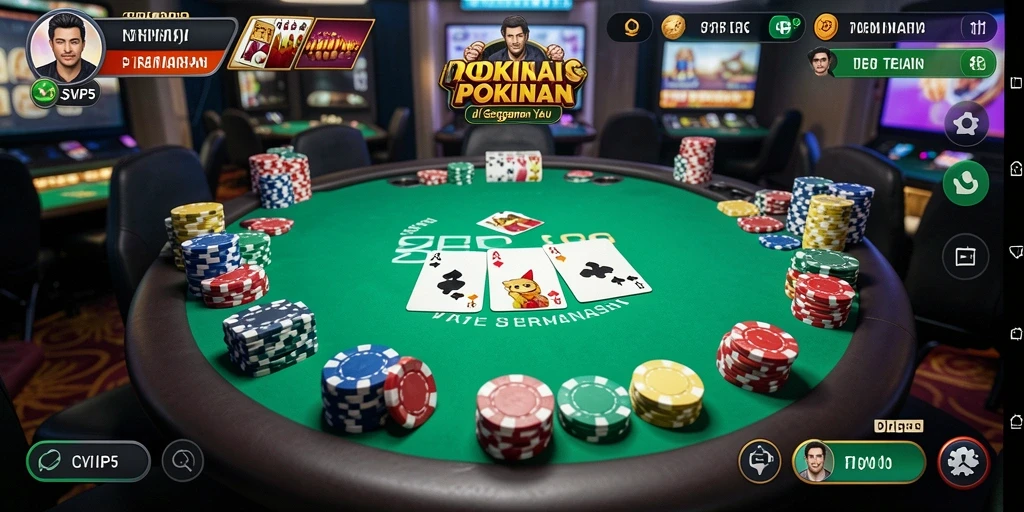 Gameplay seru Poker di SVIP5 yang menegangkan.