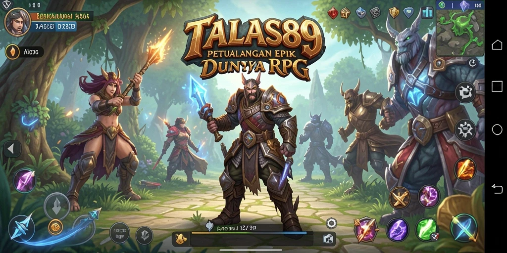 Screenshot menunjukkan aksi pertempuran seru dalam TALAS89.