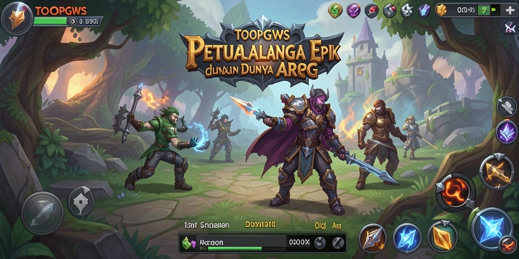 Tampilan gameplay TOOPGWS yang menarik dan penuh aksi.